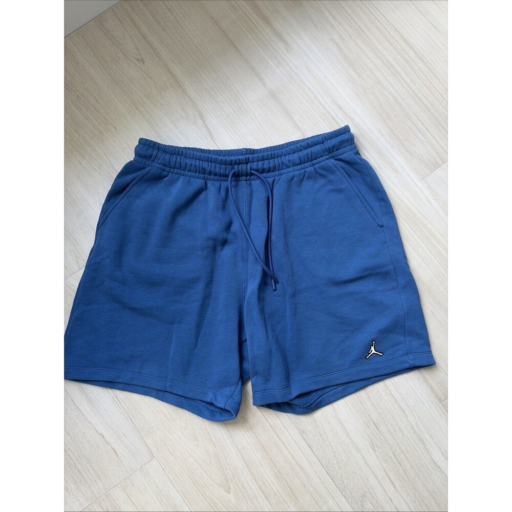 Nike Air Jordan Shorts NWOT Mens XL Jumpman Logo Fleece Blue Retro 90s DQ7470493